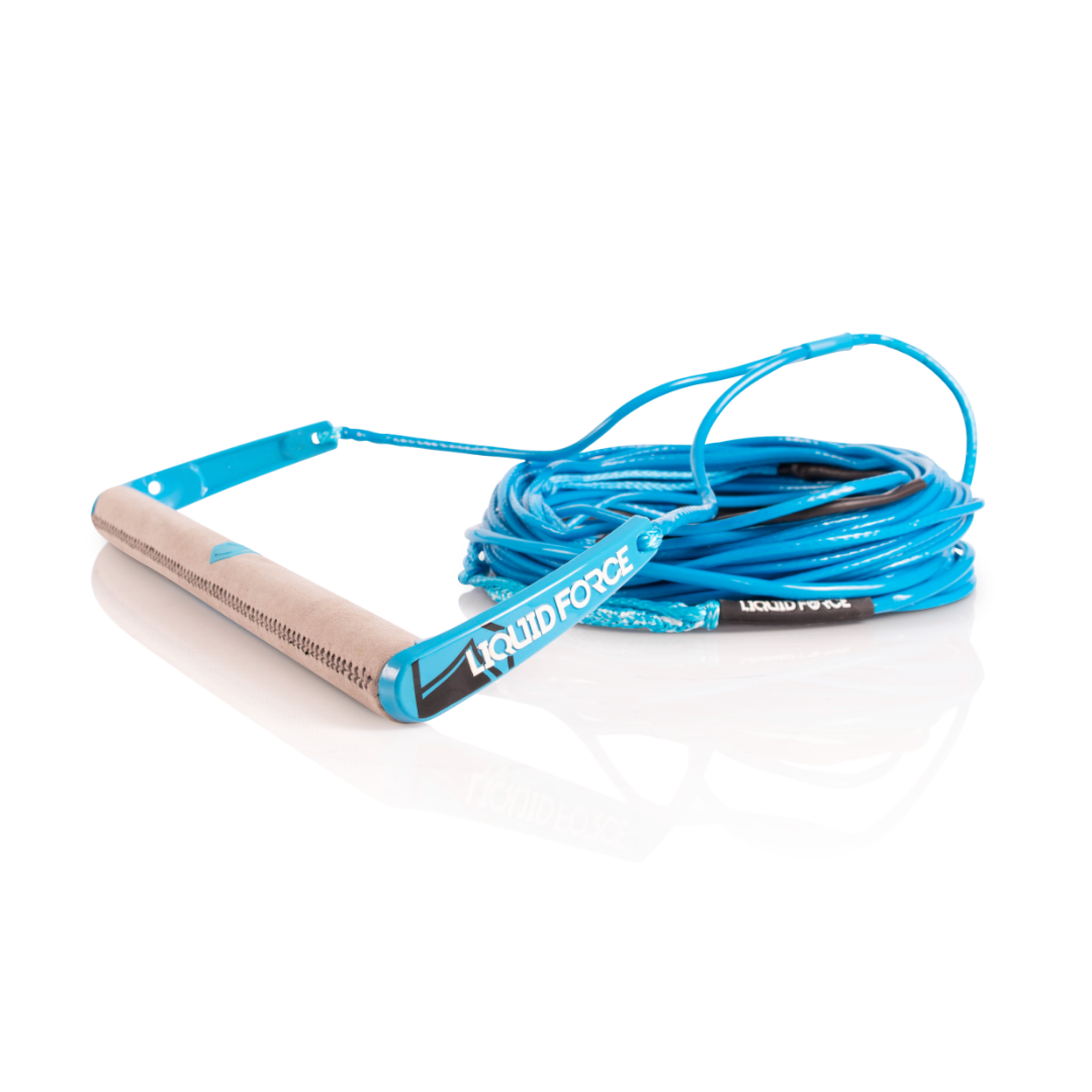 Wakeboard Rope & Handle Combo Straight Line 2020 STR-5 w/ 65 Dyneema Core H Braid Blue Blue
