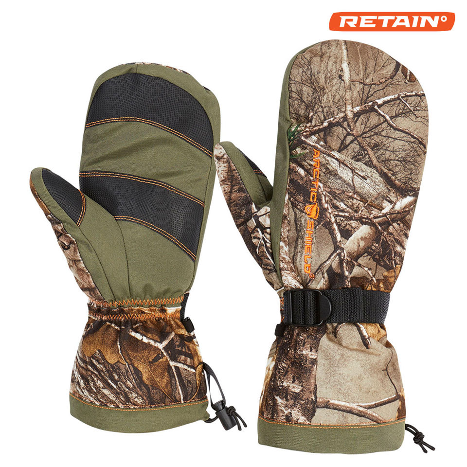 Camo online hunting mittens