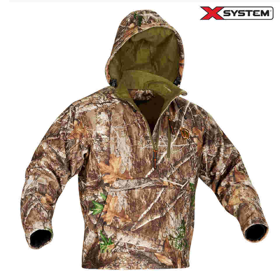 Fleece hunting pullover best sale
