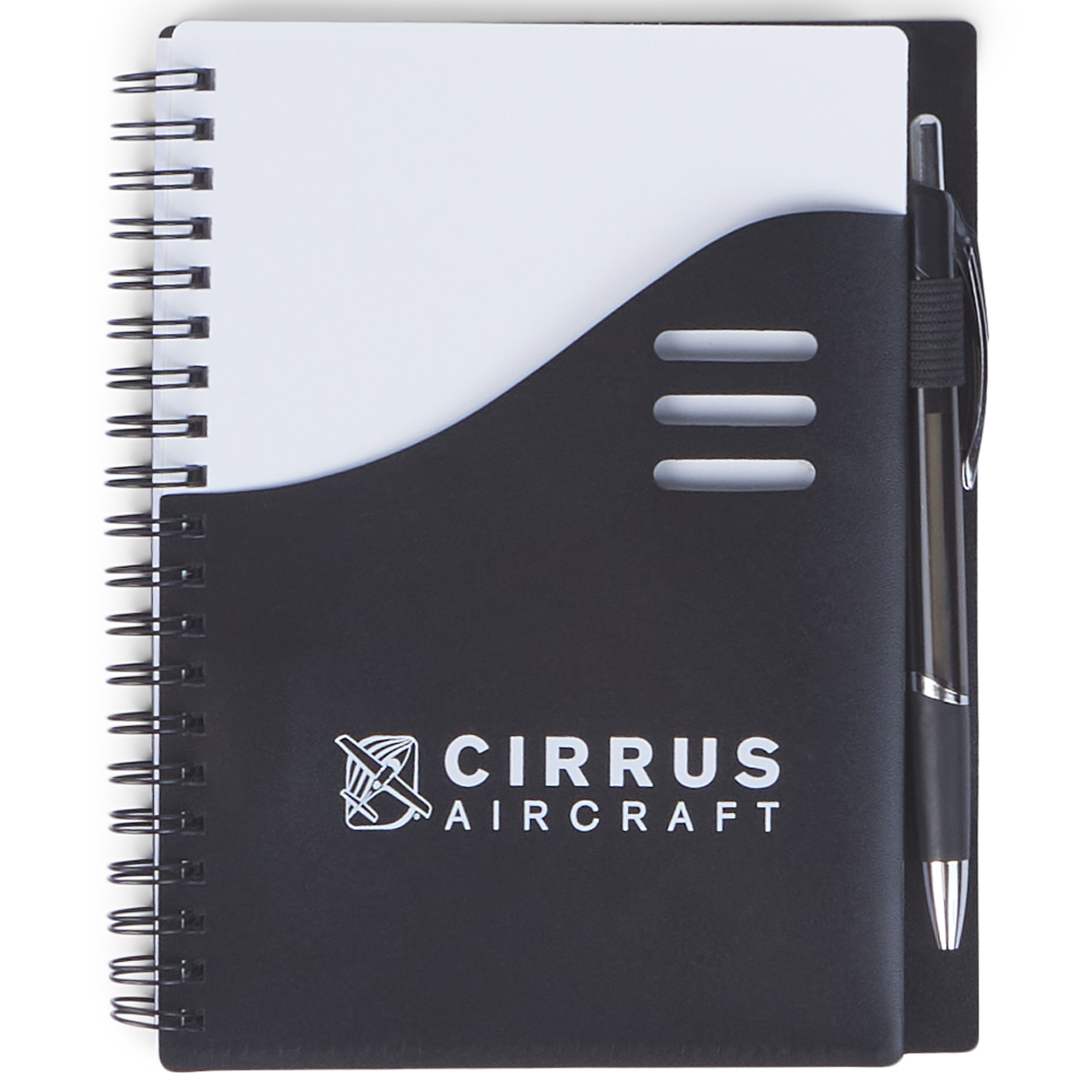 Spiral Notebook with Pockets Cirrus Store