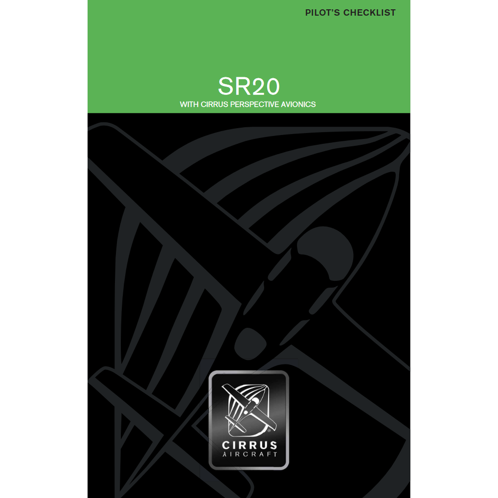 SR20 Checklist (11935-005, Perspective) | Cirrus Store