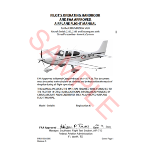 SR20 FAA POH (11934-005, Perspective+)