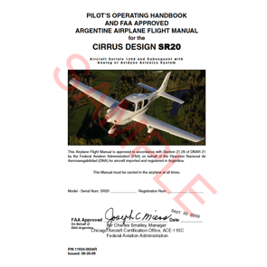 SR20 Argentina POH (11934-003AR, Avidyne)