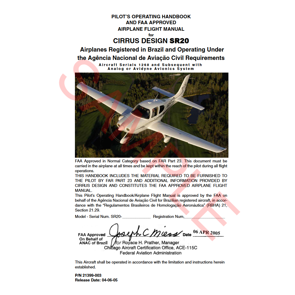 SR20 Brazil POH (21399-003, Avidyne)