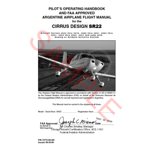 SR22 Argentina POH (13772-001AR, Avidyne)