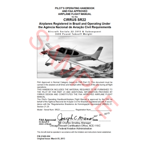 SR22 Brazil POH (21400-004, Perspective w/ 3600lb)