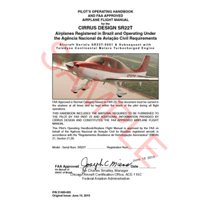 SR22T Brazil POH (21400-003, Perspective)