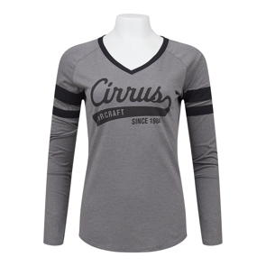 Women's V-Neck Baseball Tee