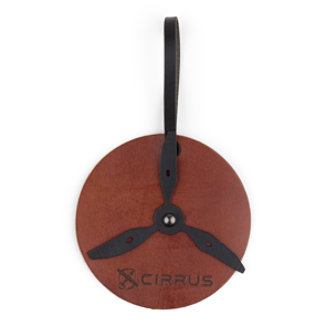 Leather Propeller Ornament