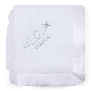 Cirrus Satin Trimmed Baby Blanket
