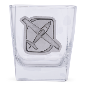 Cirrus Square Rocks Glass