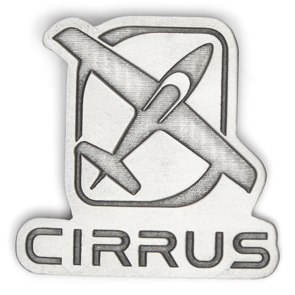 Cirrus Pewter Magnet
