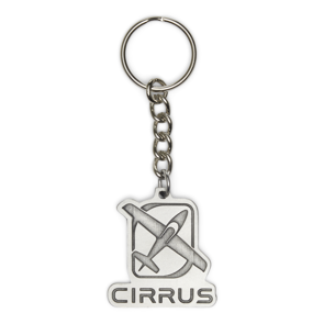 Cirrus Pewter Keychain