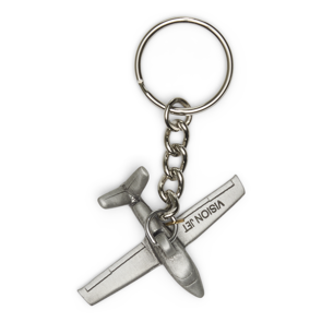 Vision Jet Pewter Key Chain