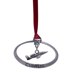 Vision Jet Pewter Ornament