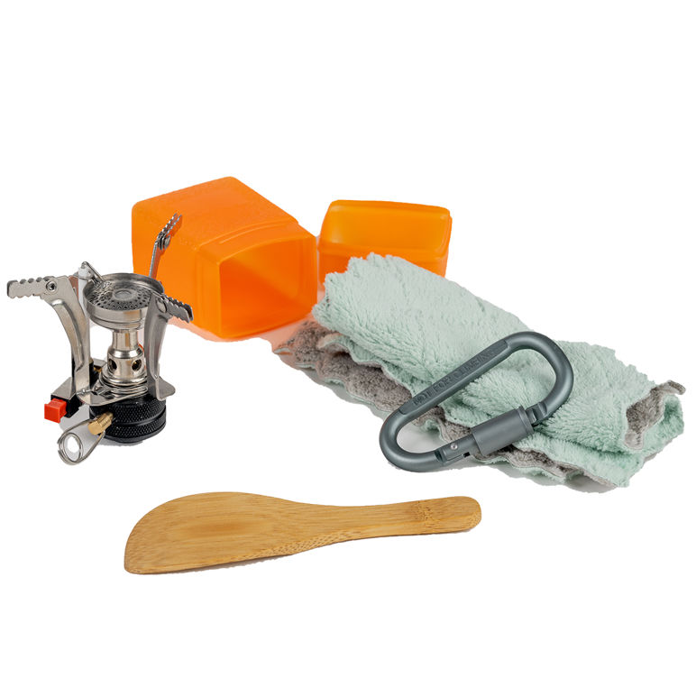 Полный набор посуды для кемпинга