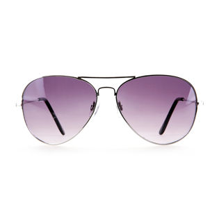 Lavender Gradient Aviator Sunglasses