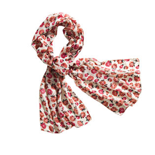 Red Printed Scarf
