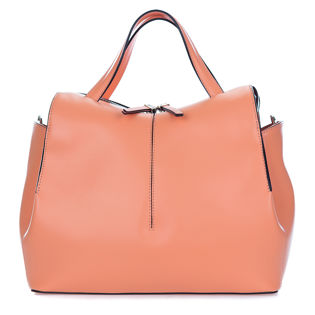Small Leather Top Handle Satchel
