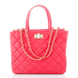 Leather Top Handle Bag