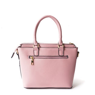 Pink Leather Shoulder Bag