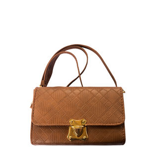 Brown Leather Crossbody Bag