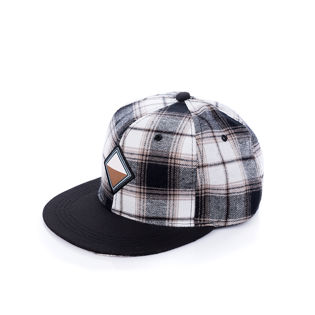 Plaid Straight Brim Skate Hat