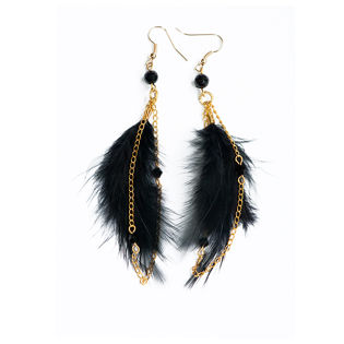 3 Feather Earrings