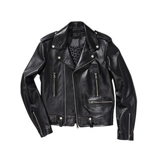 Black Leather Motorcycle Jacket