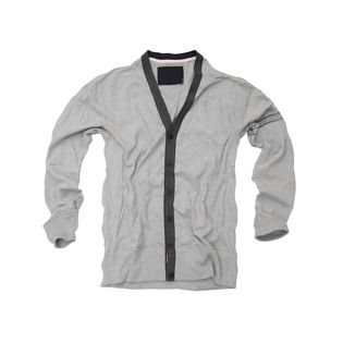 Charcoal Trim Cardigan