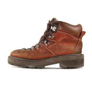Rugged Leather Lace-up Workboot