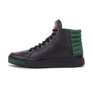 High Top Leather Sneakers