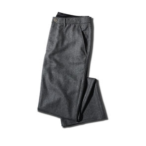 Grey Twill Dress Pants