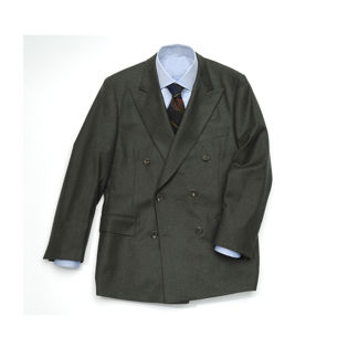 Grey Double Breasted Dress Blazer