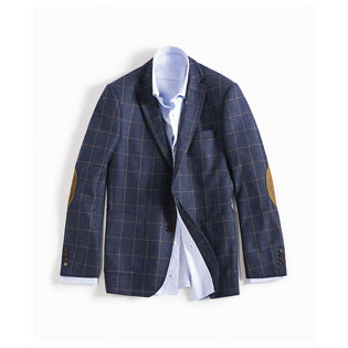Men's Checkered Loosefit Blazer