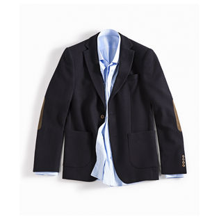 Heavy Wool Navy Blazer
