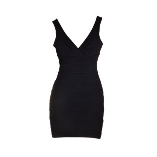 Little Black V-neck Dress
