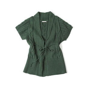 Short Sleeve Wrap Cardigan