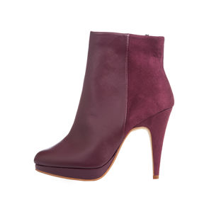 Platform Suede Stileto Booties
