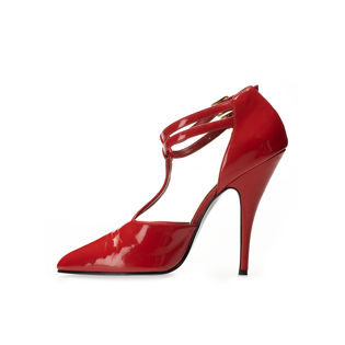 Pointed-toe Strap Pumps