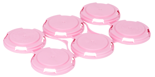 Light Pink Craft Brewery Supplies 6 Pack Can Handle  CT 510/CT