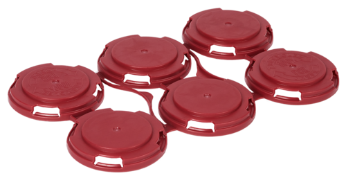 Berry Red Craft Brewery Supplies 6 Pack Can Handle  CT 510/CT