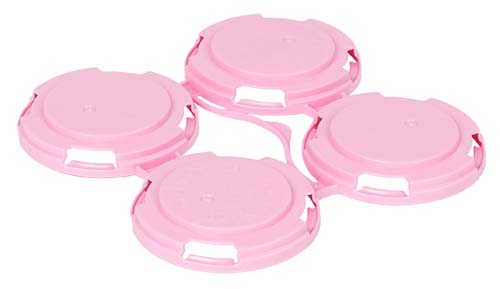 Light Pink Craft Brewery Supplies 4 Pack Can Handle  CT 788/CT