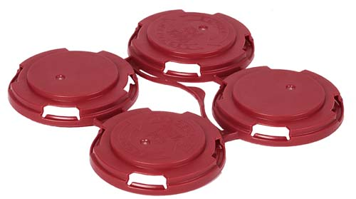 Berry Red Craft Brewery Supplies 4 Pack Can Handle  CT 788/CT