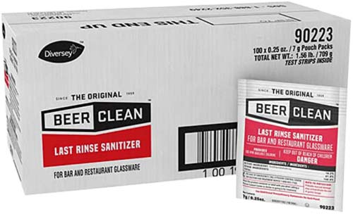 Craft Brewery Supplies Diversey  CT Beer Clean Sanitizer (100 packets .25 oz ea)