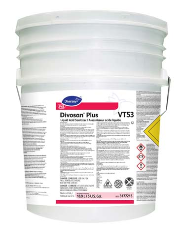 Craft Brewery Supplies Diversey  EA Divosan Plus - 5 Gal