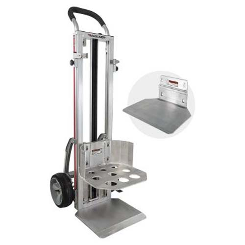 Craft Brewery Supplies Magliner  EA Powered Lift Hand Truck with Keg and Box Nose