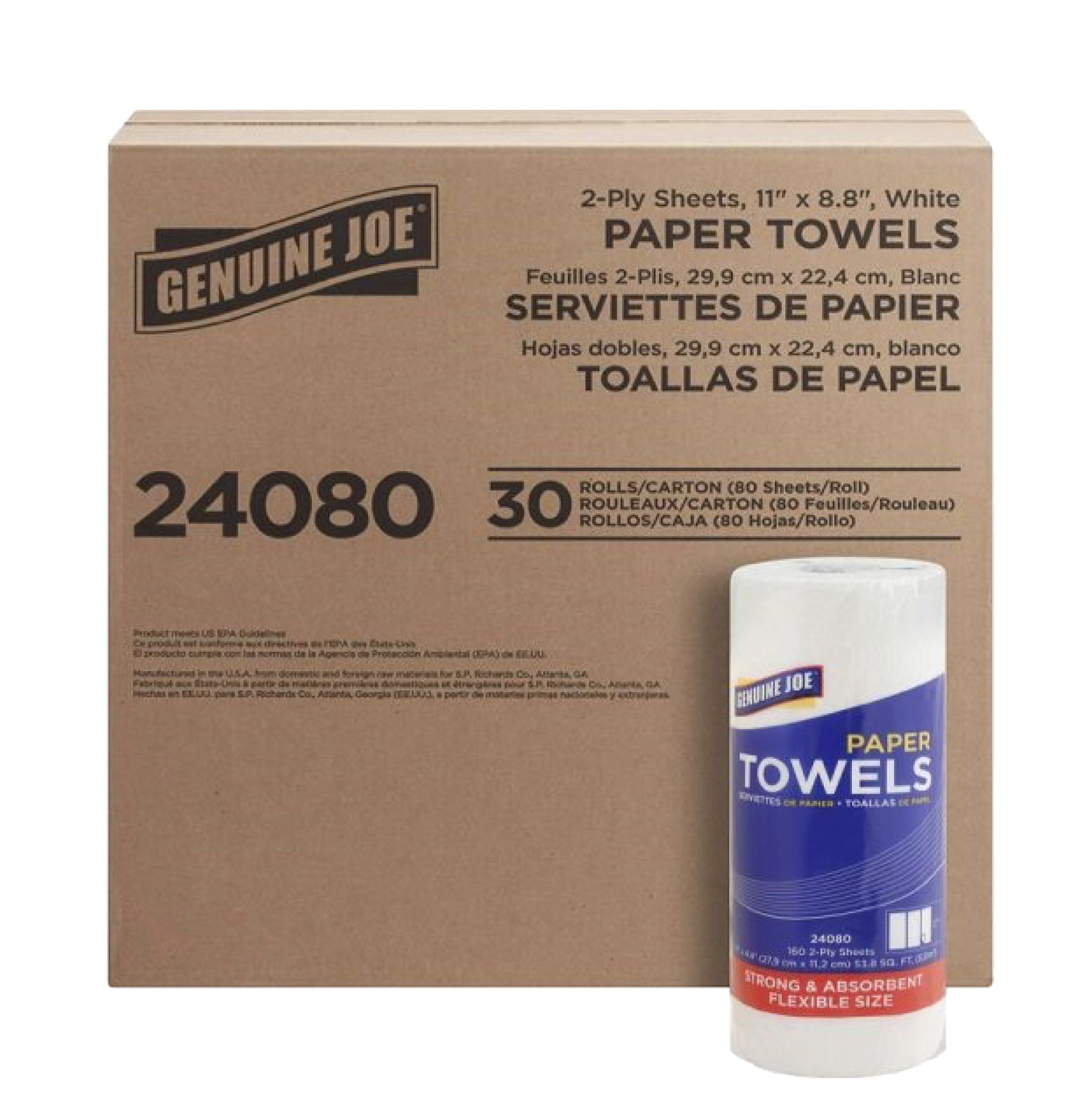 White Paper  Two-ply Kitchen Roll Towel - 2 Ply - DNR