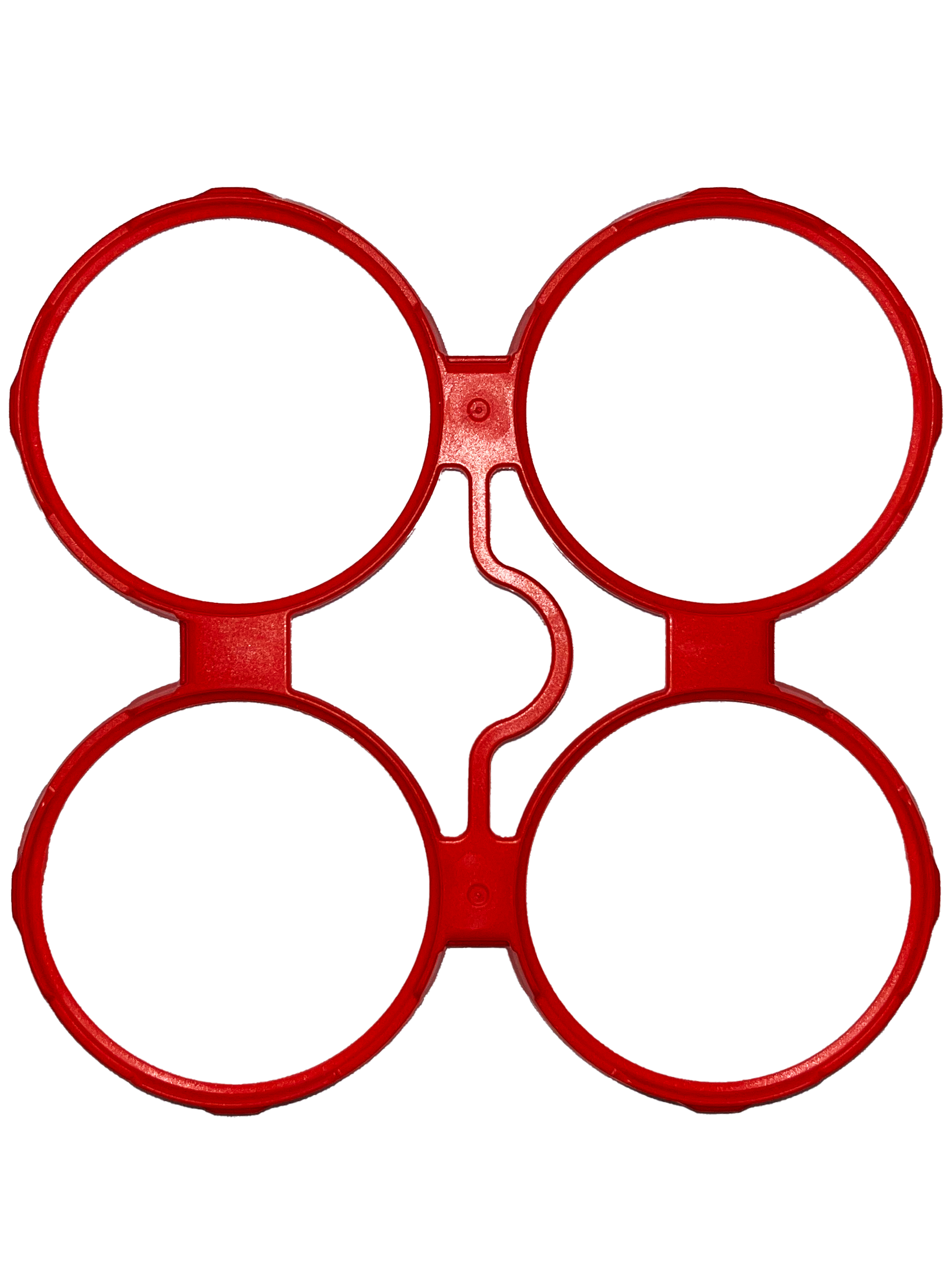 PolyPro Craft-Pak Versa 4-Pack Red #1 Can Handles 654/CT