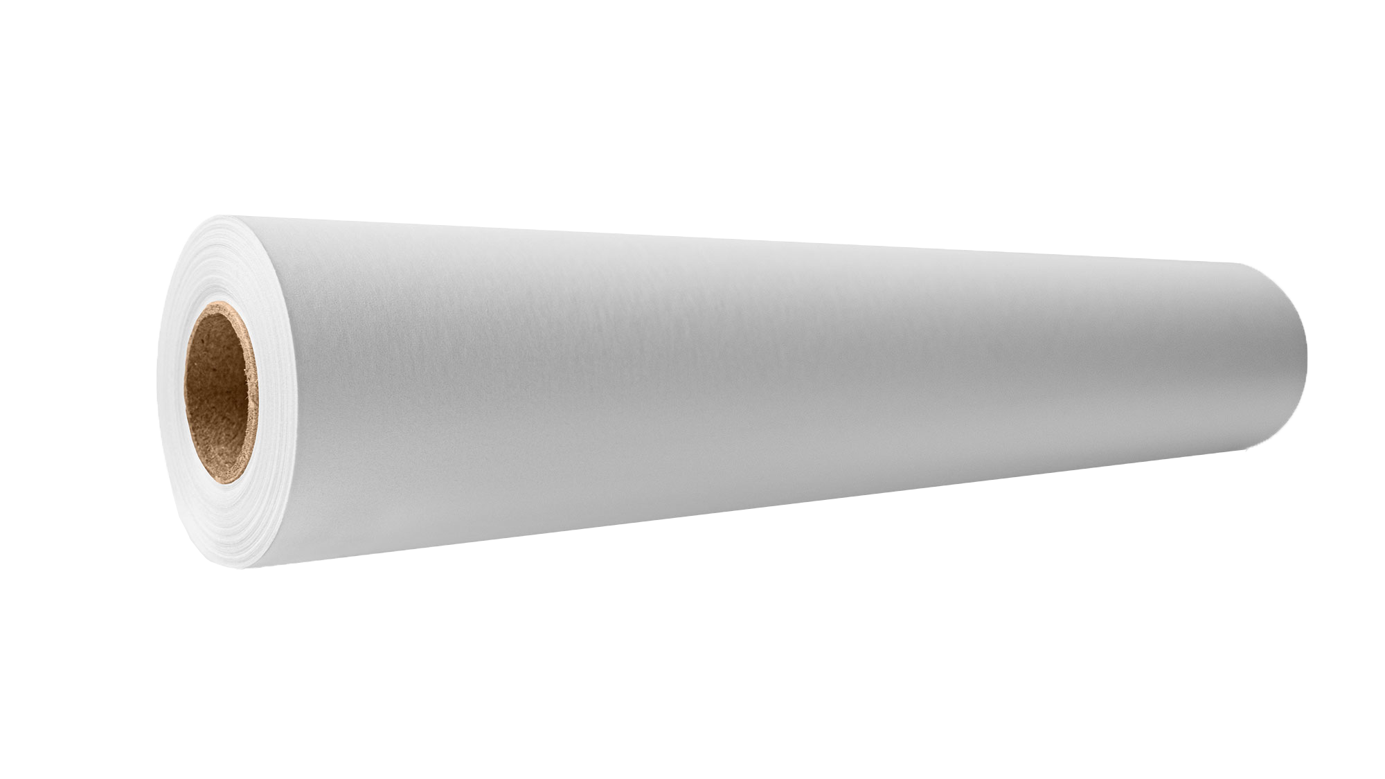 54 X 150'   White Matte 3211 Blockout Paper  3" Cover RL C2S  L/UV